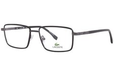 NEW Lacoste L2278 021 Dark Grey/Black Eyeglasses 54/18/145 with Lacoste Case