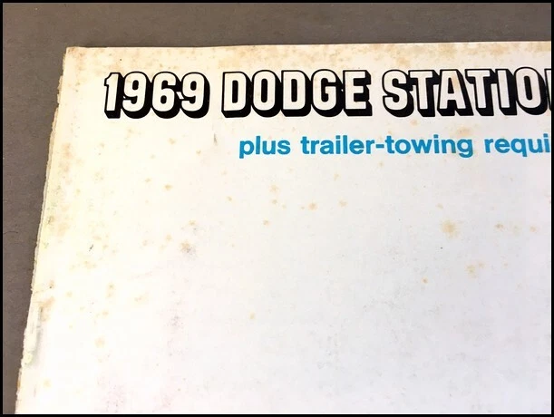 1969 Dodge Station Wagon Vintage Sales Brochure Catalog - Monaco Polara Coronet Foto 2 de 4