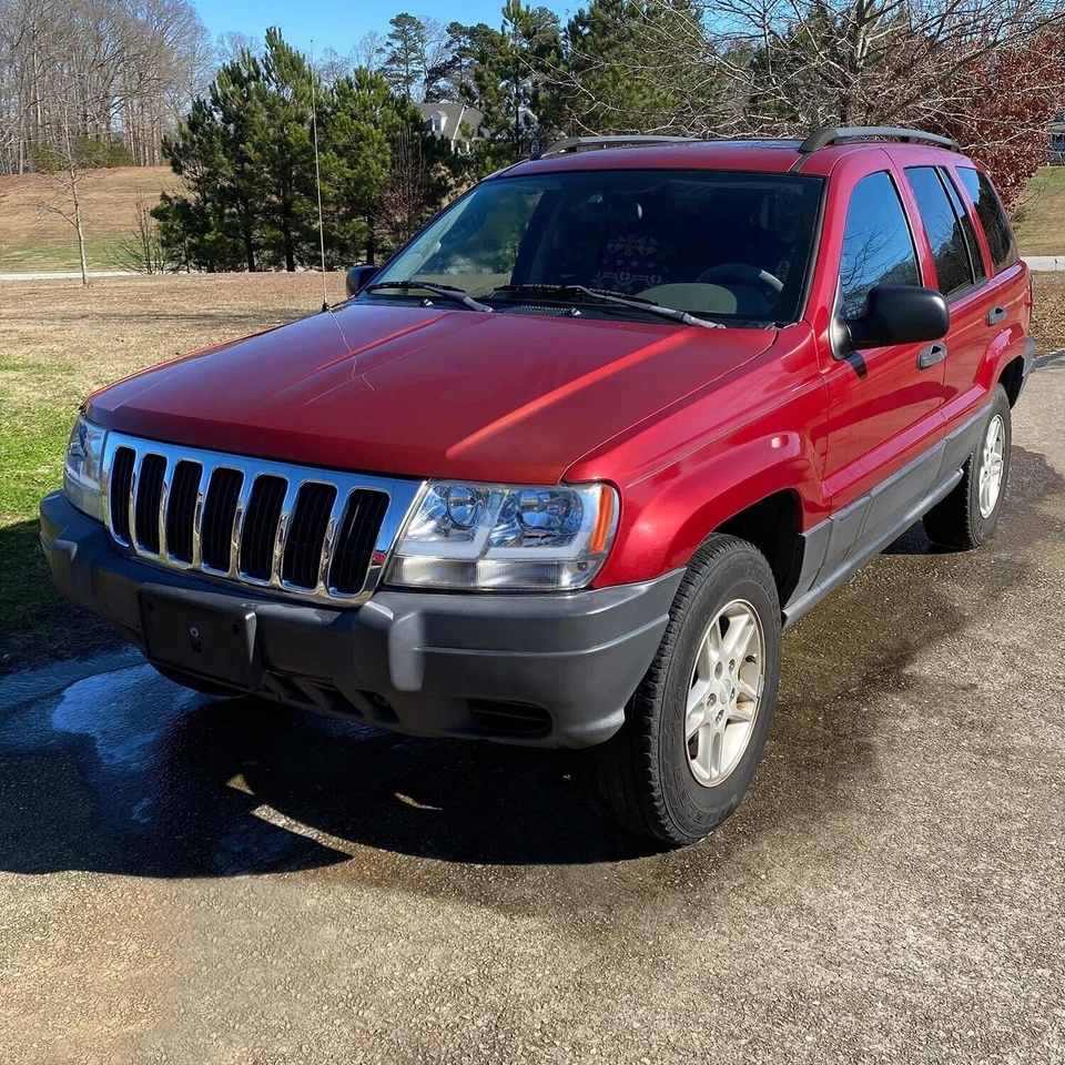 for 1999-2004 Jeep Grand Cherokee LED Tube Light Bar Chrome Housing Headlights - Image 2 of 4