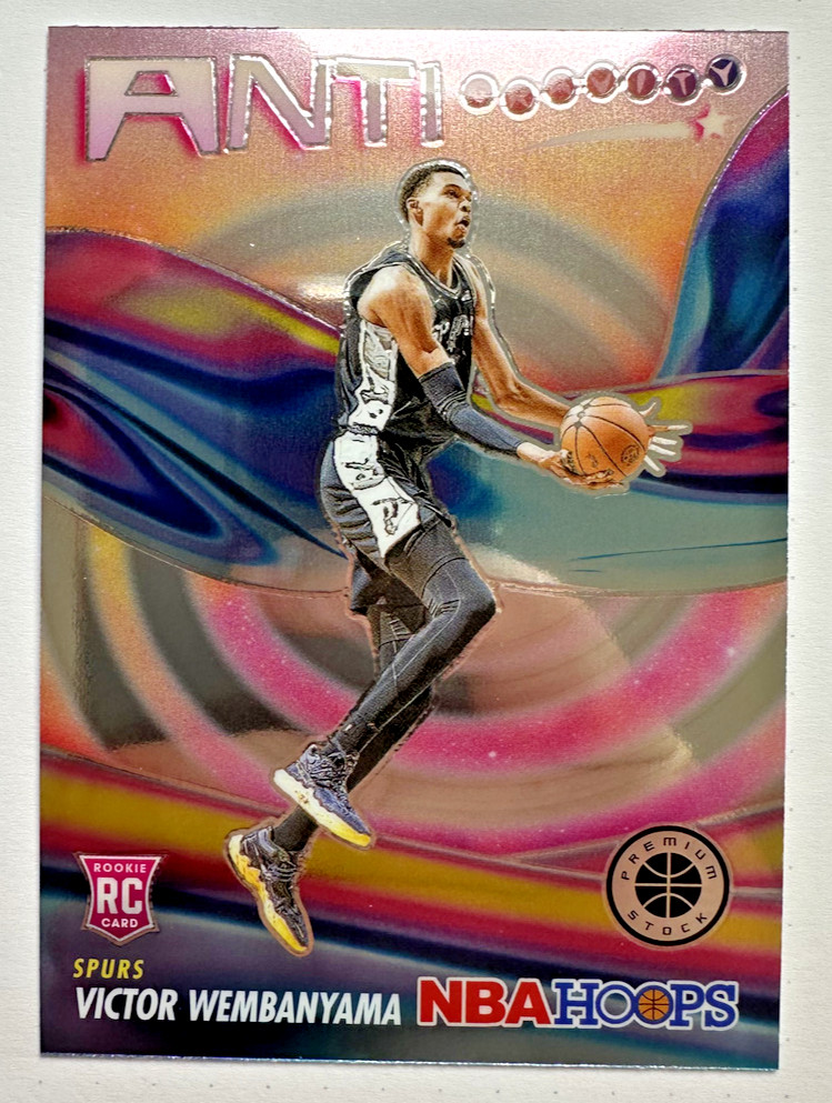 Victor Webanyama Panini Basketball Hoops Premium Stock Anti Gravity RC Base