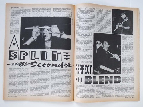 1991 B-Side Magazine 25 Front 242 Cocteau Twins Associates Soul Asylum - 第 11/11 張圖片