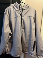 Everlast Water Resistant Size 3x Hooded Fleece Lined Gray Jacket