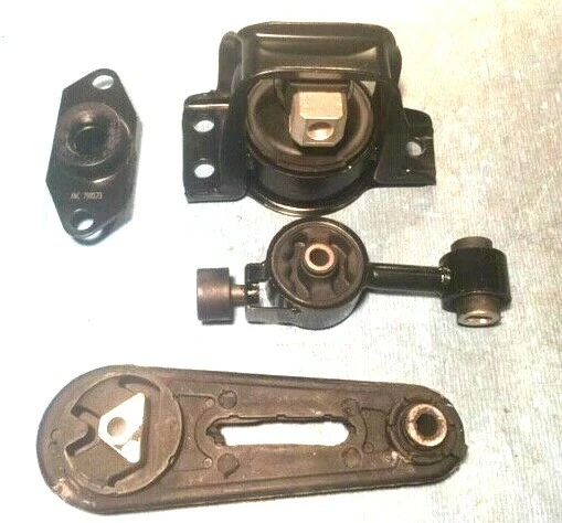Juego de montaje de motor hidráulico y montaje de transmisión 4 piezas para 07-12 Nissan Tiida Versa 1,8 L Foto 3 de 4