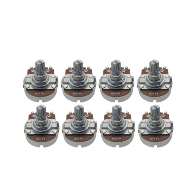 FLEOR 8pcs Gitarre Potentiometer Töpfe kurze Split Shaft Volume Tone Control