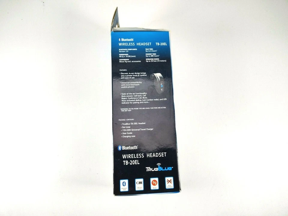 TrueBlue Bluetooth Headset TB-20EL  - Image 4 of 4