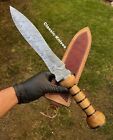 Custom Handmade Damascus Steel Gladiator dagger Knife, Roman Gladius Short Sword
