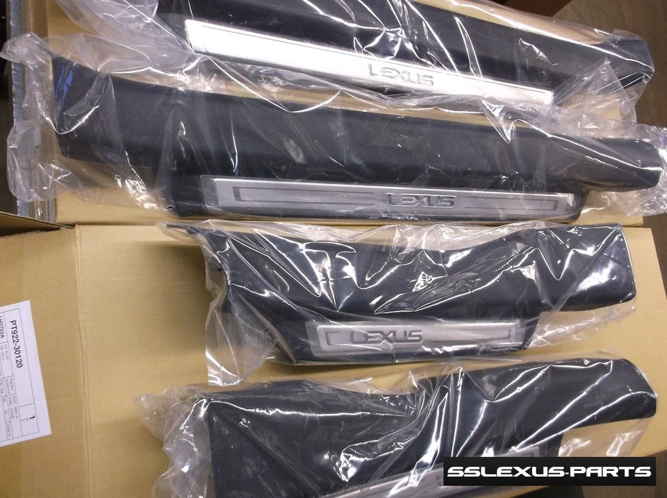 Оригинальные дверные пороги с ПОДСВЕТКОЙ из нержавеющей стали для Lexus GS450H 2013-2018 PT922-30130 от оригинального производителя - Изображение 2 из 4