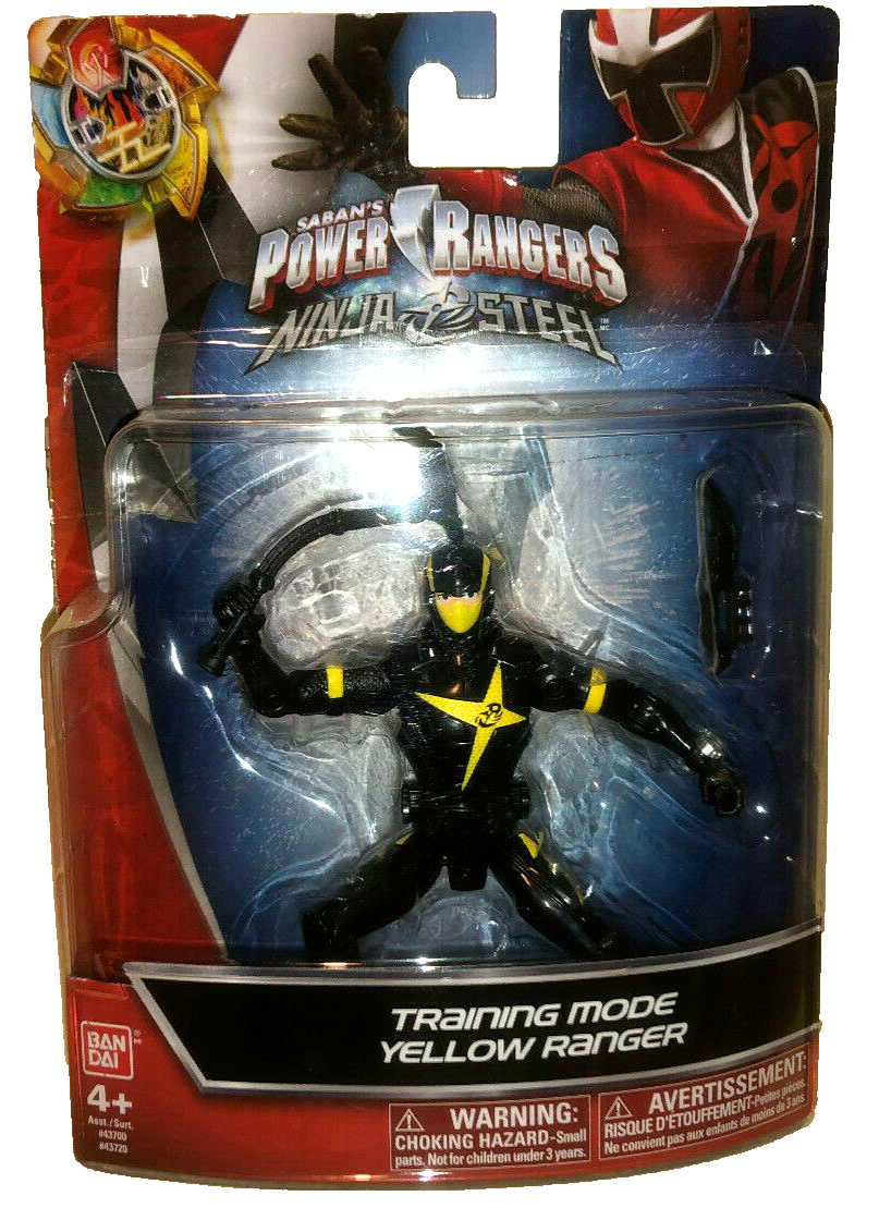 Power Rangers Ninja Steel Yellow Ranger Training Mode figure