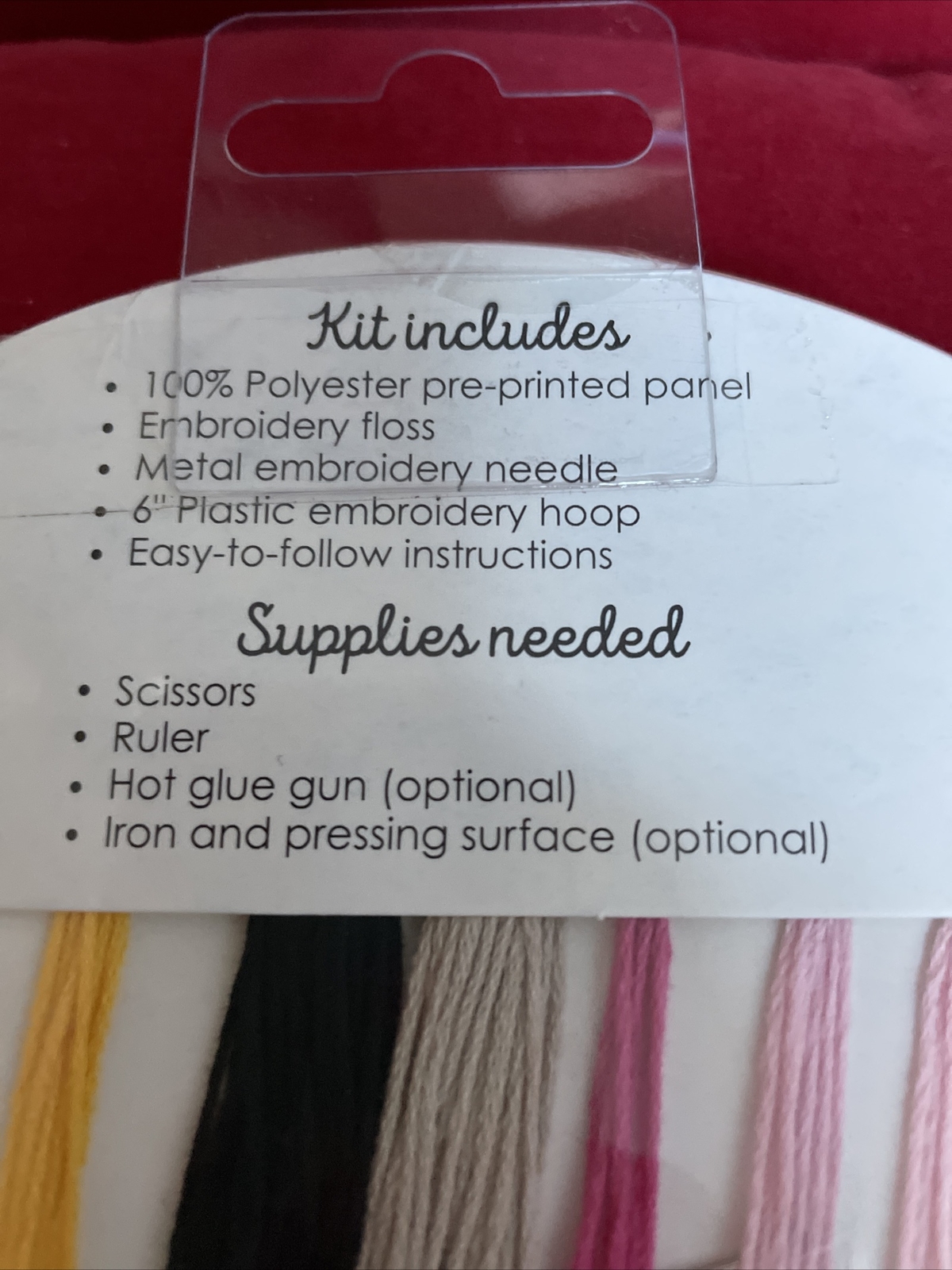 easy embroidery stitch bunny Needle Creations Kit Bunny Beginner Stitchery Kit