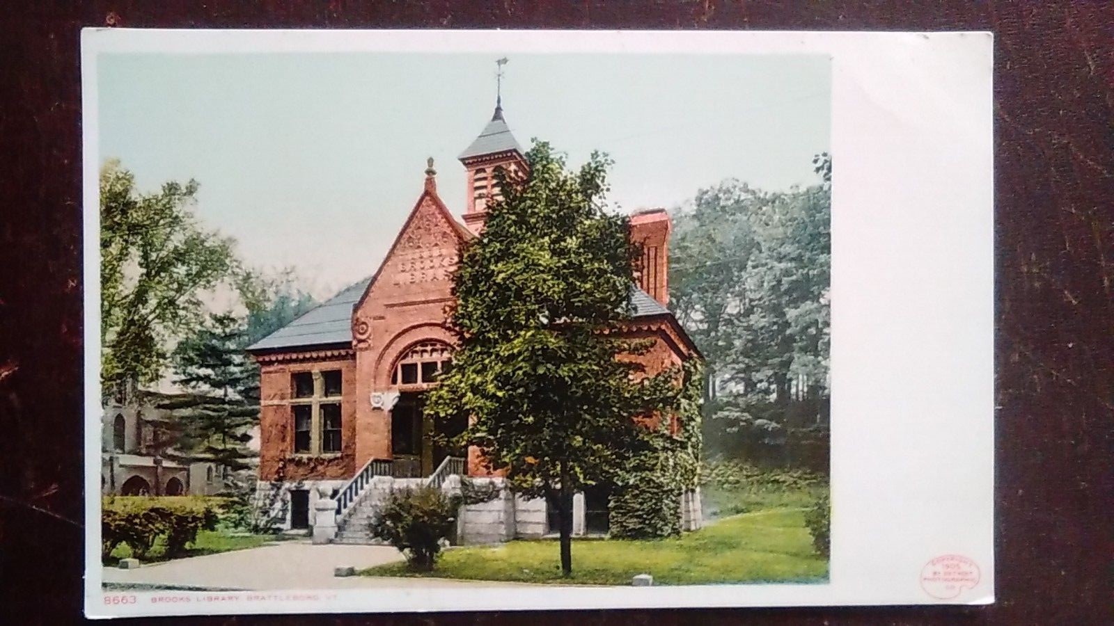 Brooks Library, Brattleboro, VT Early 1900s "Phostint" Card eBay