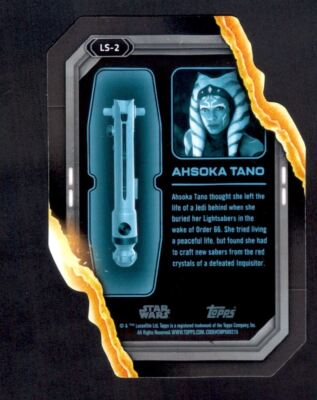 2023 Topps Star Wars Light Saber LS-2 Ashok Tano | eBay