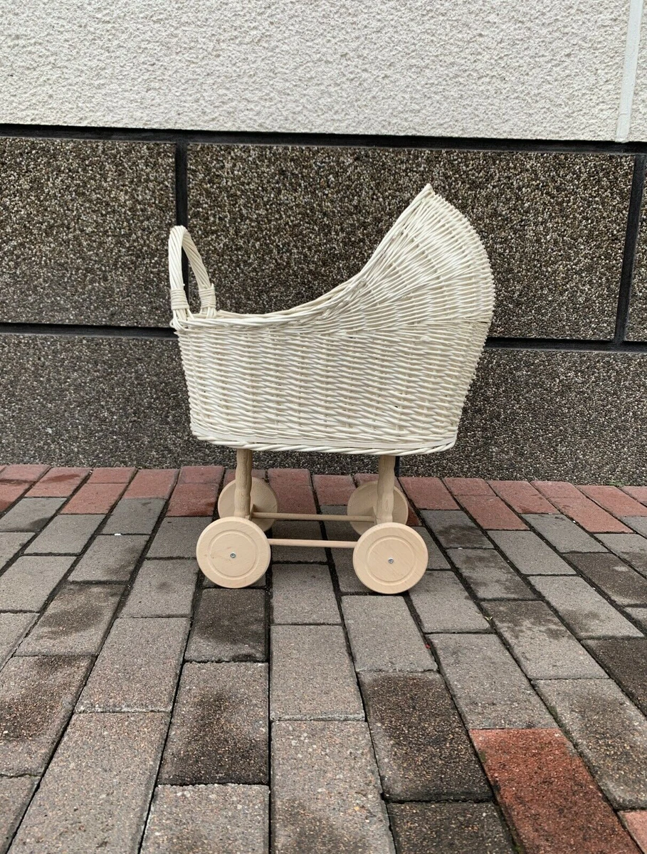 Wicker pushchair best sale