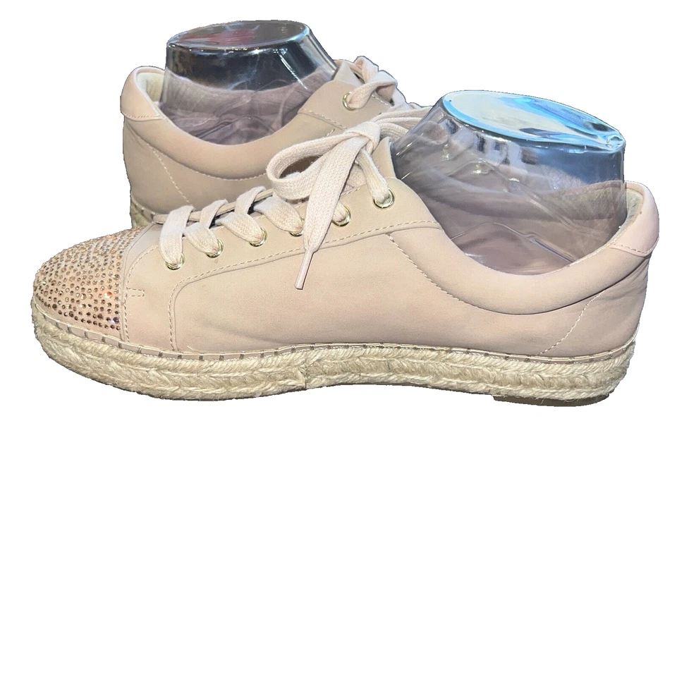 INC International Concepts Sneakers Women 10M Pink Eliza Espadrille Platform - Image 3 of 4