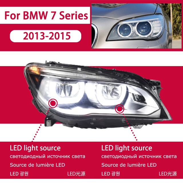 2009-2015 BMW 7 Series 730Li 740Li 750Li 760Li LED Headlights For