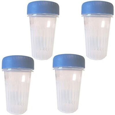 4 x ADDIS SEALTIGHT 330ML SCHRAUBVERSCHLUSS GETRÄNKEBECHER/BEHÄLTER - NEU 