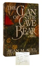 Jean M. Auel THE CLAN OF THE CAVE BEAR A Novel Signed 1st Edition 1st Printing