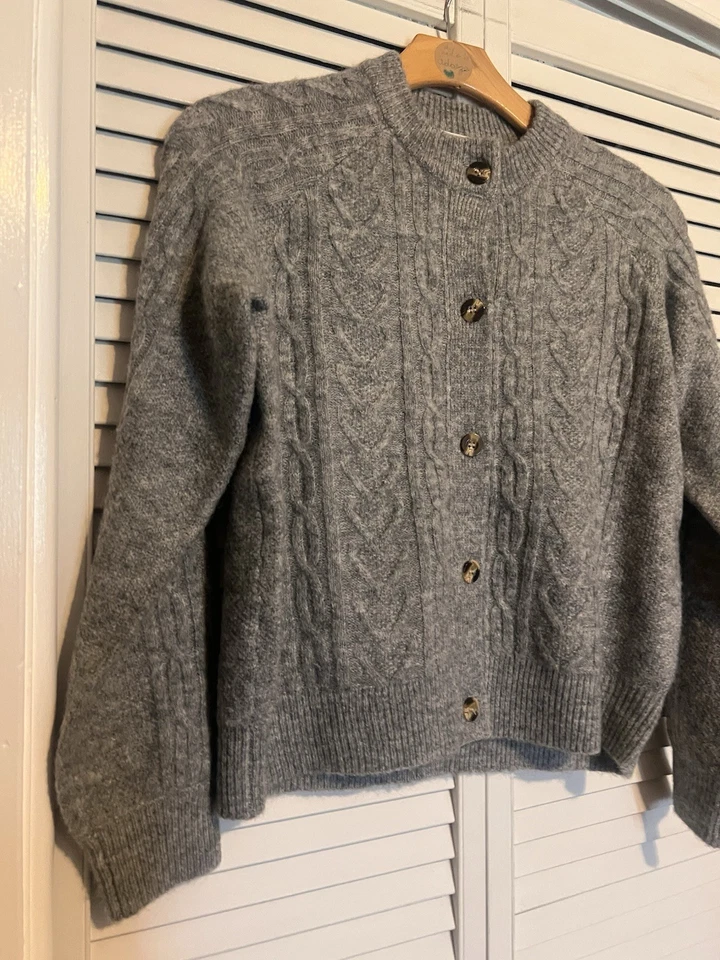 Suéter Cárdigan AVENTURA Para Mujer Talla Mediana M DELANEY Mezcla de Lana NUEVO $139 Foto 2 de 4