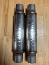Flowmaster Flowfx 3 Straight Through Style Round Body Exhaust Muffler 71419 X2