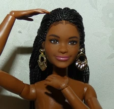 NUDE @BARBIE STYLE BROOKLYN 2025 BOHO CHIC MADE TO MOVE MTM AA LONG BRAIDS DOLL