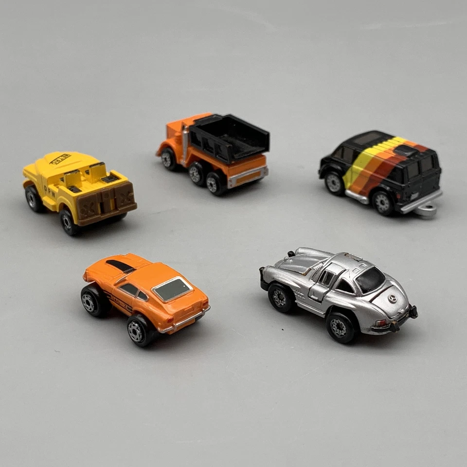 Vintage 1980s Galoob Micro Machines Lot Cars Trucks Van Jeep 240Z Diecast Set - Image 4 of 4