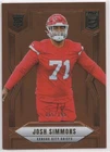 2025 Donruss Elite Football Orange Josh Simmons #160