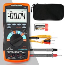 True RMS Digital Multimeter Tester 6000 Counts AC DC 20A Ohmmeter Voltmeter DMM