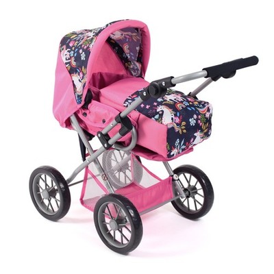 Bayer Chic 2000 Kombi-Puppenwagen LENI Einhorn TOP