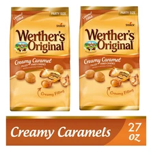 Werther's Original Creamy Caramel Filled Candy, 27 oz (2 Pack)