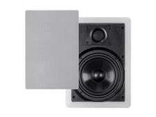 Monoprice 2-Way Polypropylene In-Wall Speakers - 6.5in (Pair) W/Paintable Grille