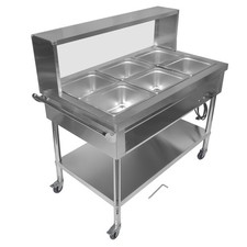 Commercial Food Warmer 1500W Stainless Steel Server for Party Restaurant Hotel