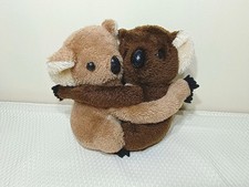 Lot of 2 Dakin Koala Bear 6 Brown Plush Hugging Kuddles Vtg 1978 Nature Babies
