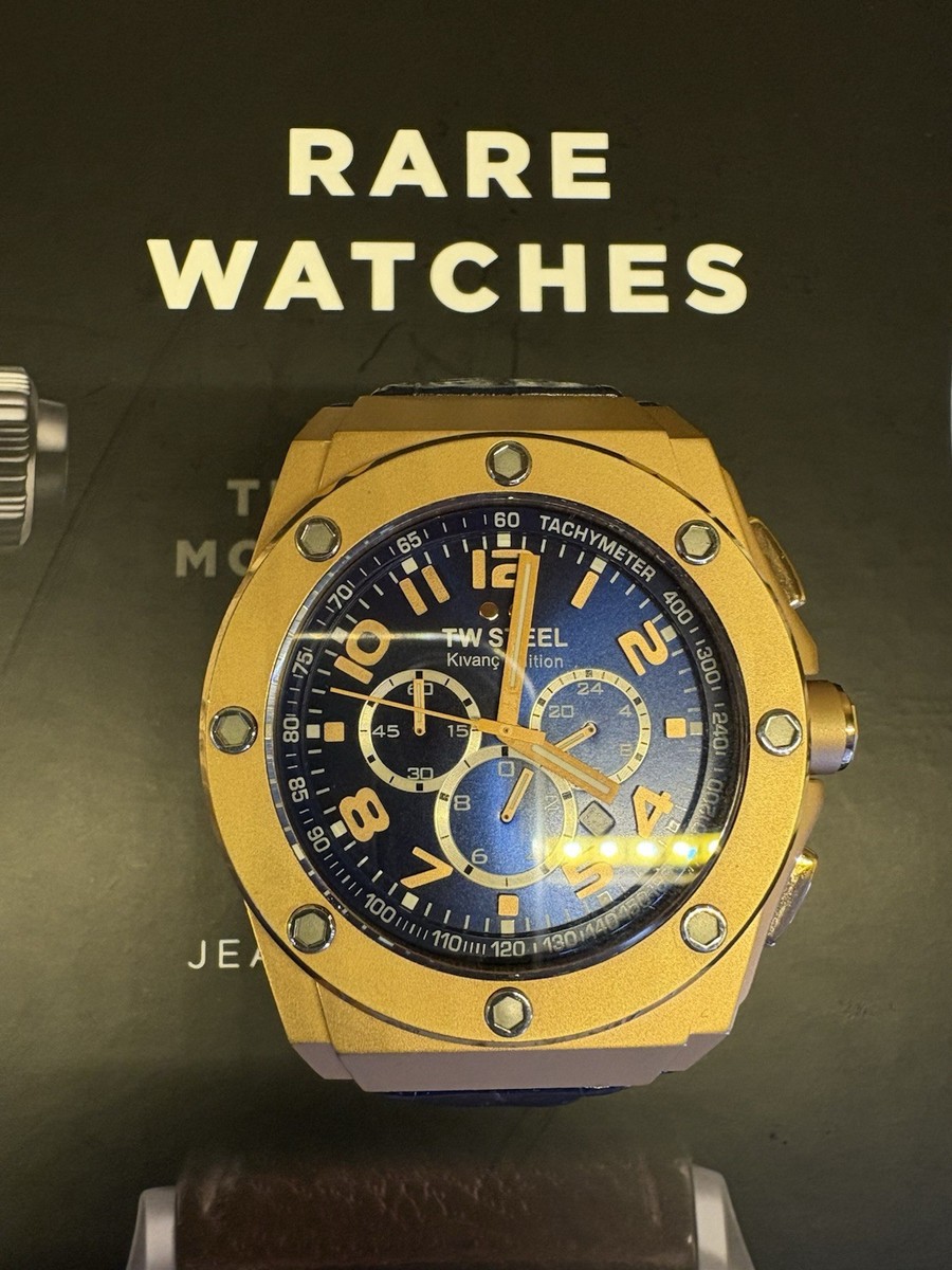 TW Steel Men's CE4004 CEO Tech Blue Chronograph Kivanc Edition