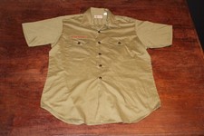 Boy Scouts of America BSA Youth Shirt Large Green Vintage Short Sleeve No Patche