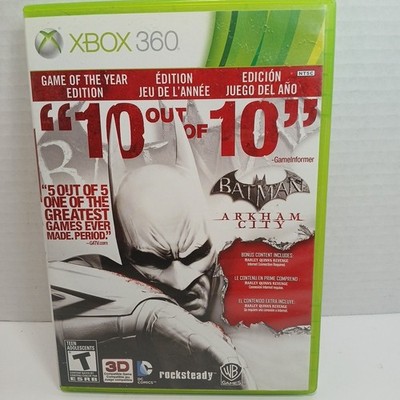 Batman Arkham City Game of the Year Edition XBox 360 UK Version