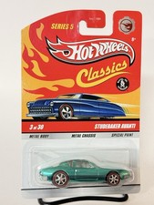 Hot Wheels Classics Series 5 - Chase Studebaker Avanti Aqua Bp Hot Wheels Classics Series 5 - Chase Studebaker Avanti Aqua Bp