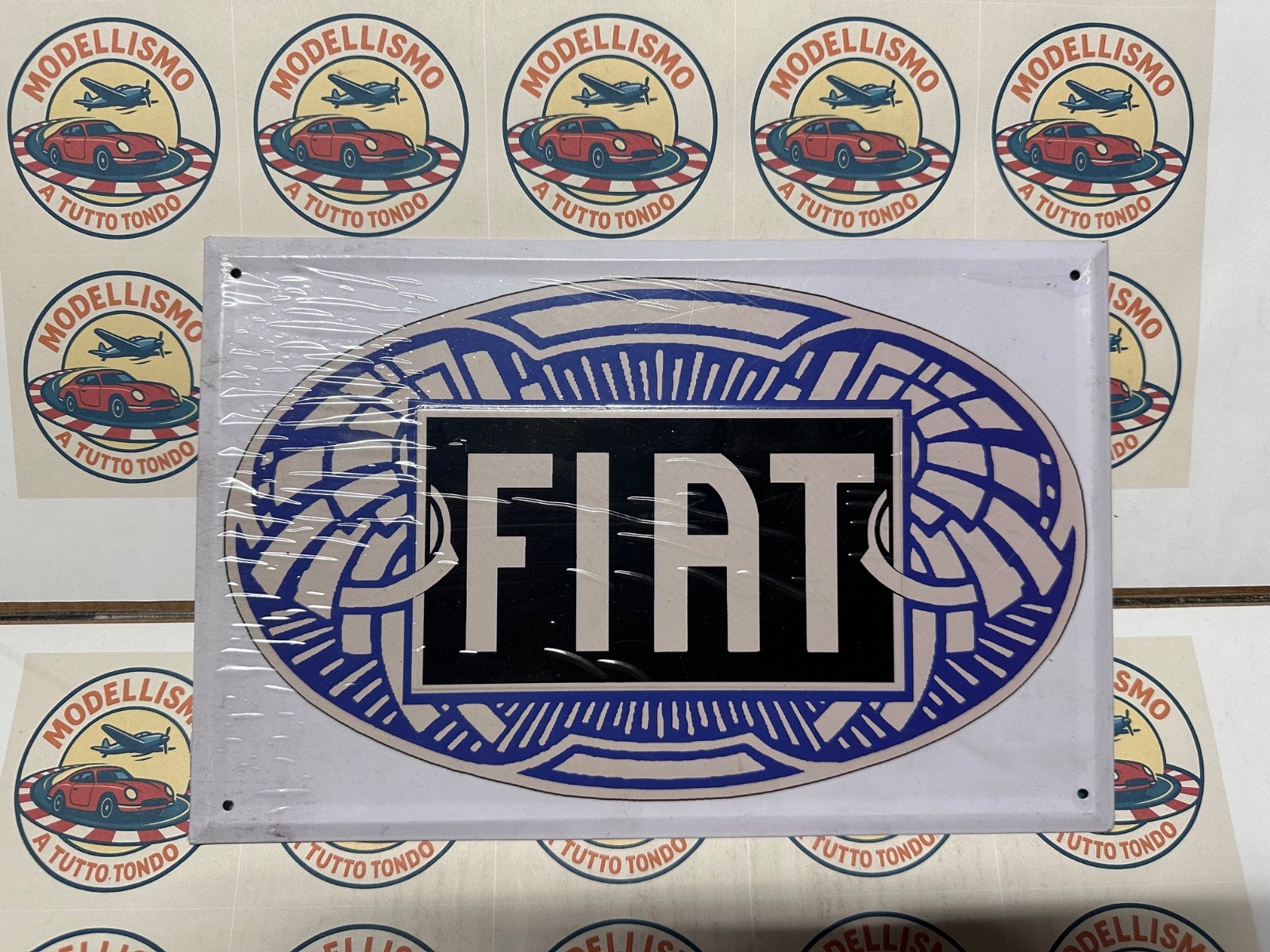 TARGA PUBBLICITARIA IN LATTA - FIAT 1908/1921