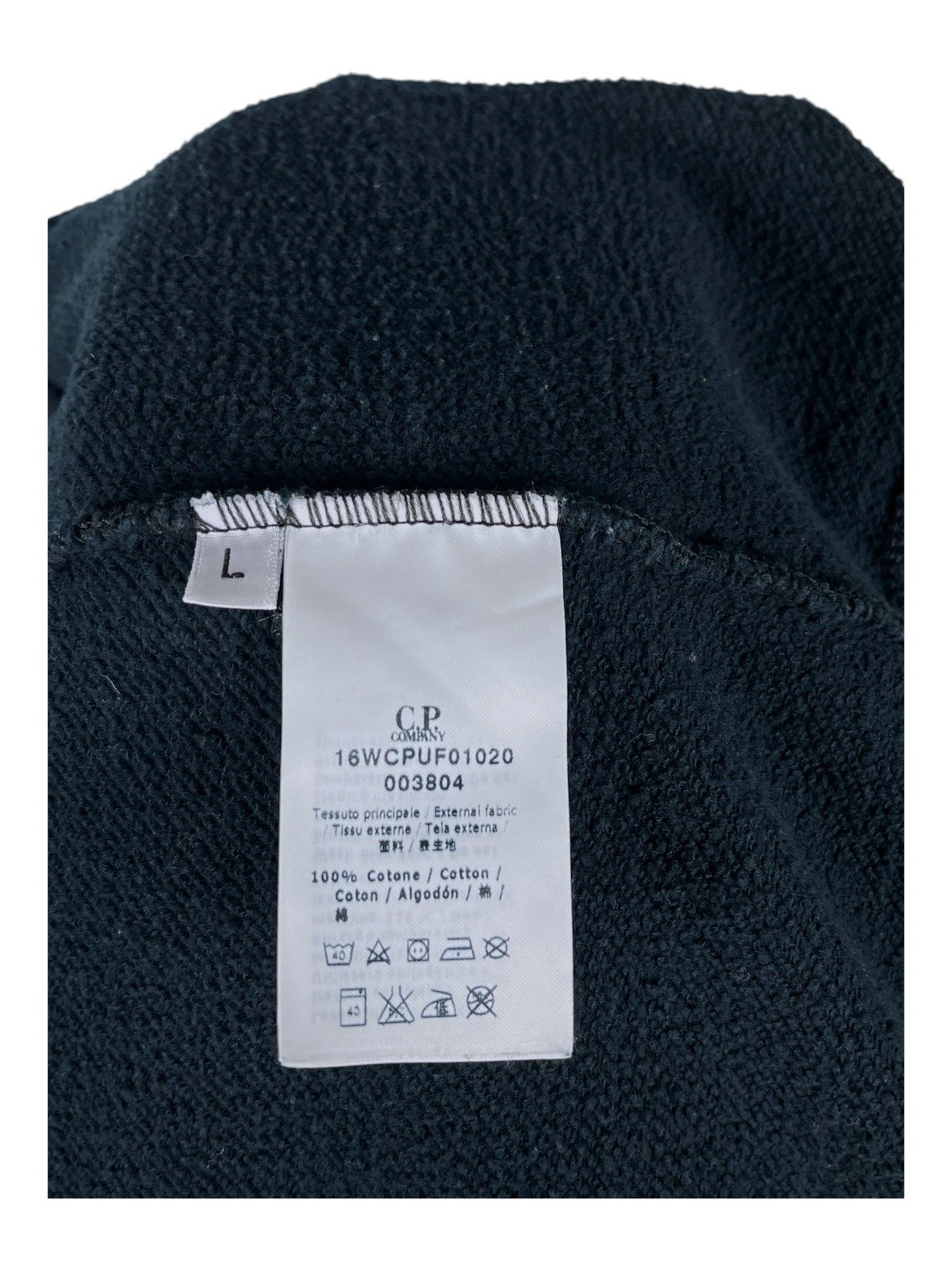 C.P. Company Jumper Zip L Blue Authentic Men Archival Luxury Preloved CP VIP image 5