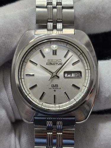 Vintage 1969 JDM SEIKO 5 Actus SS 25 Jewel Automatic 6106-7440