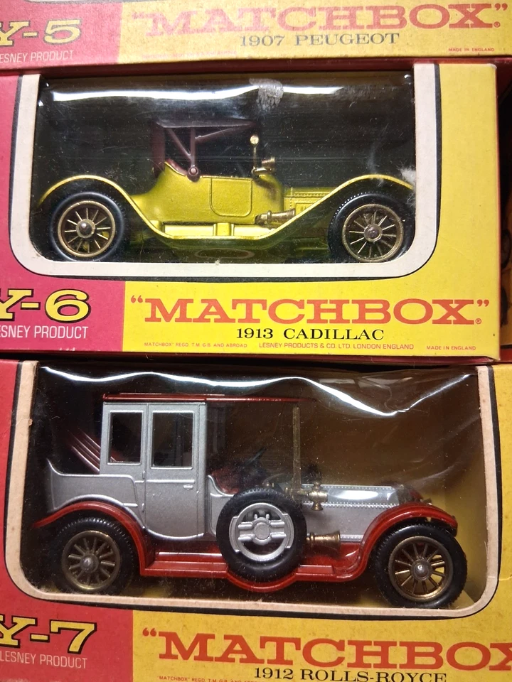 12-Matchbox Lesney Models Of Yesteryear CARS MINT IN THE BOXES! - Image 2 of 4