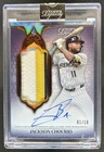 2025 Topps Dynasty Jackson Chourio Patch Auto Autograph B Design #/10 Brewers