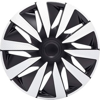 FOR NISSAN PRIMASTAR 16'' INCH WHEEL TRIMS BLACK & SILVER HUB CAPS LAZ 4PC