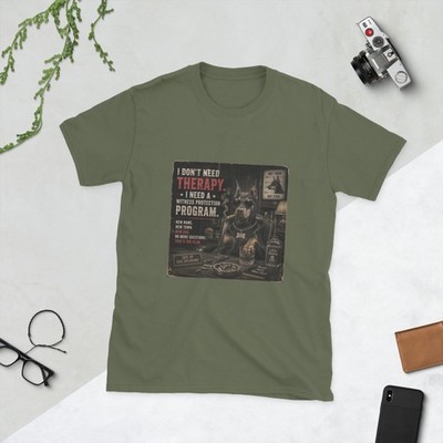I Need A Witness Protection Program Funny Doberman Tee