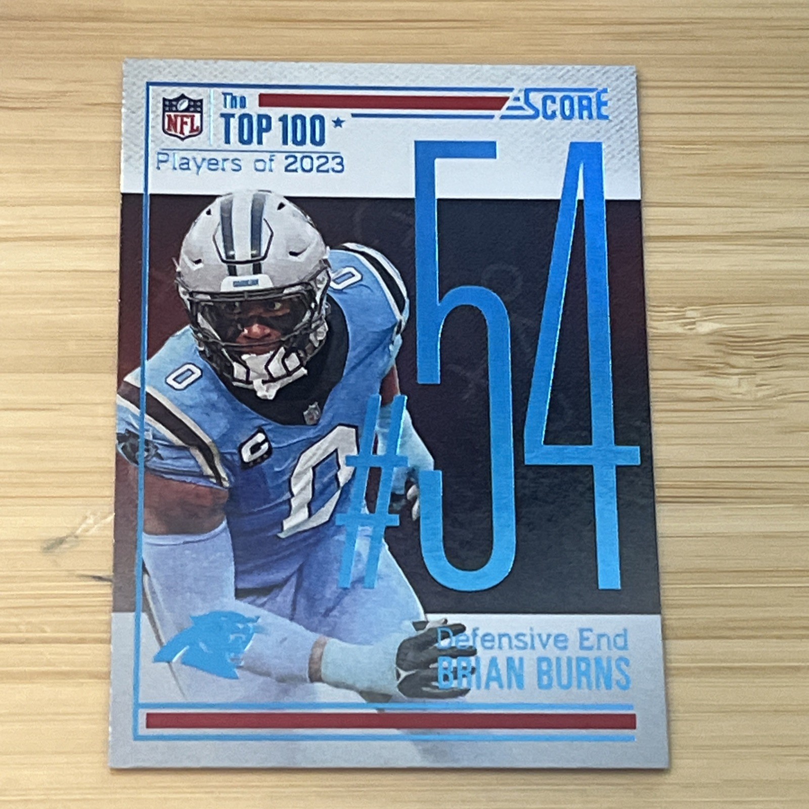 2024 Score Top 100 Brian Burns SSP Case Hit #54