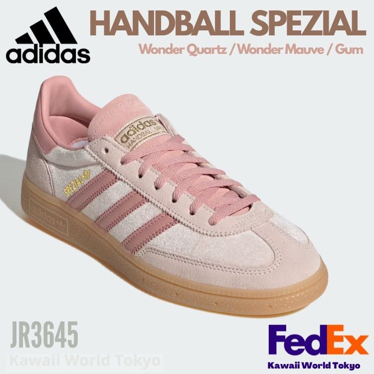 adidas アディダス HANDBALL SPEZIAL W ハンドボール スペツィアル スニーカー WONDER QUARTZ/GUM ( ピンク レザー レディース JR3645 ) Adidas Originals HANDBALL SPEZIAL Wonder Quartz / Mauve JR3645