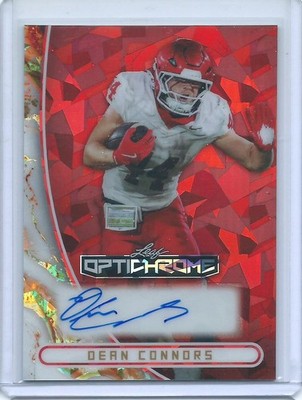 2026 Leaf Optichrome Dean Connors Auto #BA-DC3 Red Crystal #4/4 Autograph
