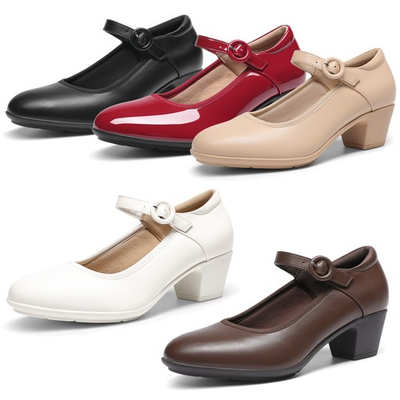 #ad #ad Women All Day Comfort Low Chunky Mary Jane Pumps Daily Work Office Dress Pumps $28.99