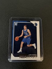 2018-19 Panini NBA HOOPS Rookie Luka Dončić Ungraded Card. rookie card picture