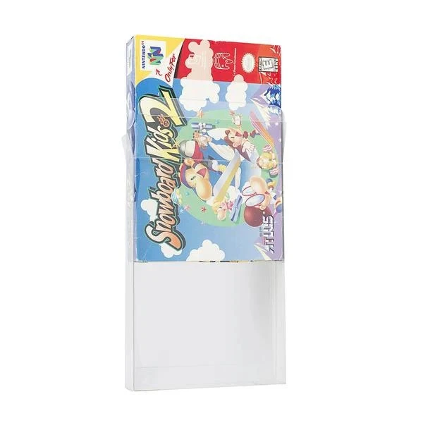 25pk Evoretro Clear Plastic Protectors for Super Nintendo SNES / N64 Game Box - Image 3 of 3
