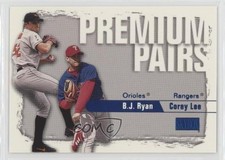 2000 Skybox Premium Pairs Horizontal Blue Foil BJ Ryan Corey Lee #245 0pl9