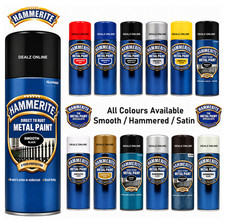Hammerite Spray Paint Direct To Rust Aerosol Quick Drying Metal 400ML